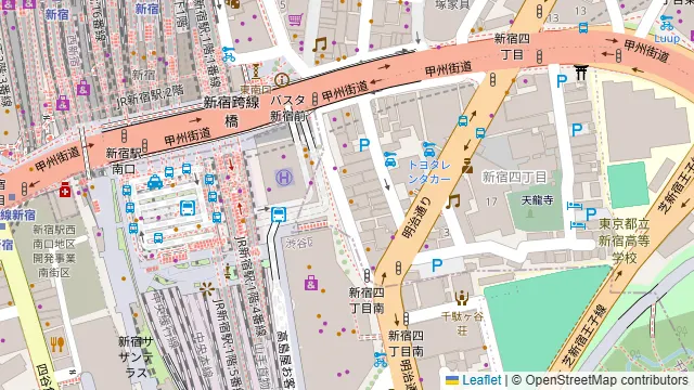 Journal Standard DINING 新宿店の周辺地図