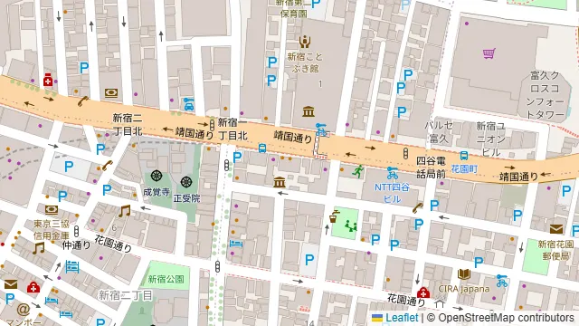 和モダン個室居酒屋 地鶏・うにしゃぶ はながこい 新宿御苑前の周辺地図