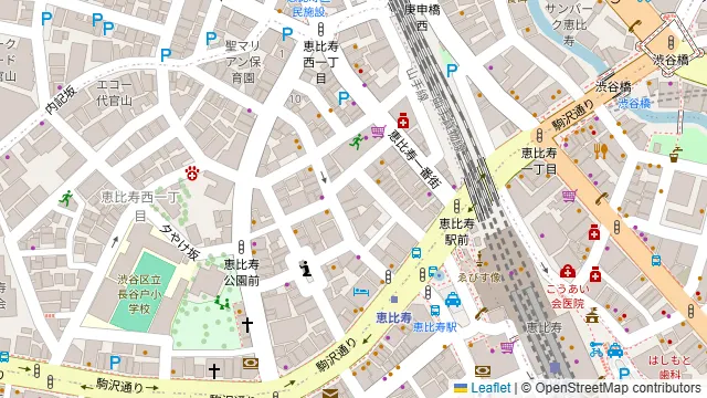 Pile Cafe EBISUの周辺地図