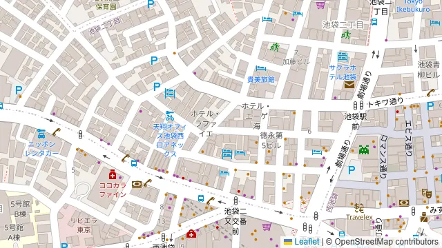 Aivicスペース池袋西口3号店の周辺地図