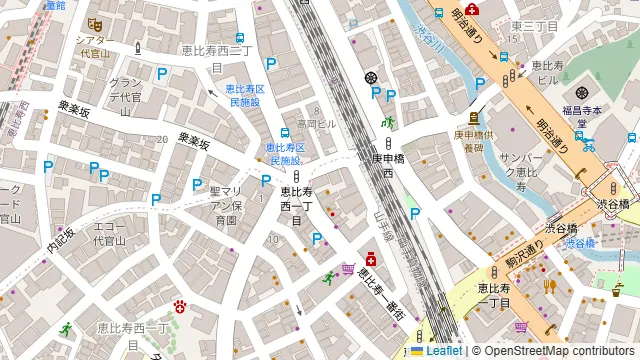 大衆居酒屋 恵比寿商店の周辺地図