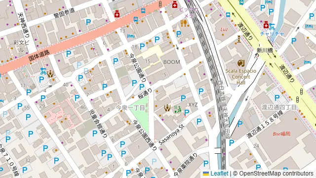 ROOM FUKUOKAの周辺地図