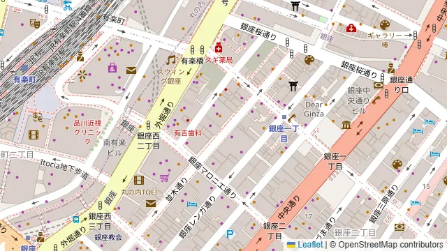 ラシック アンジュール(Le chic unjour)の周辺地図