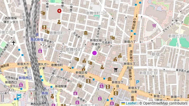 うどんダイニング するり 新宿本店の周辺地図