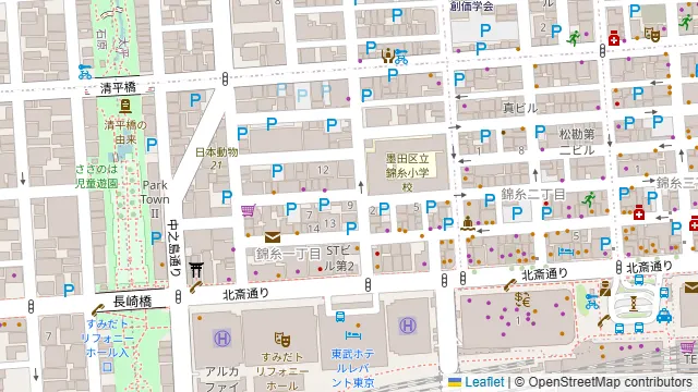 H&M DANCE 錦糸町の周辺地図