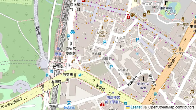 原宿ダッチ パスタラボの周辺地図