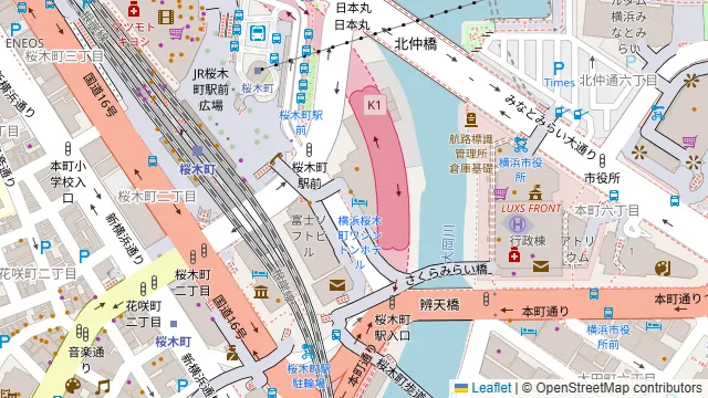 青龍門 横浜みなとみらい店の周辺地図