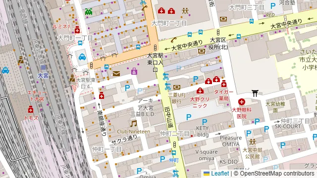 肉バルGABURICO 大宮店の周辺地図
