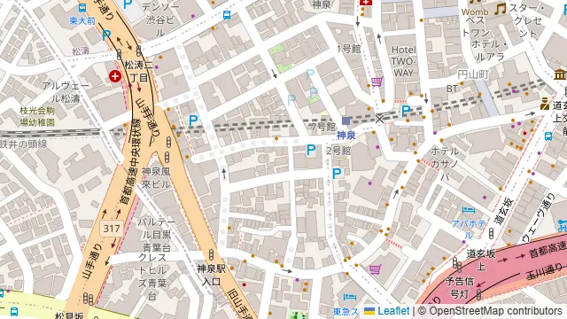 Cafe Legato(カフェ レガート)の周辺地図