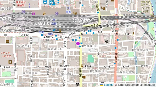 Octavar/ホテル京阪 京都 グランデの周辺地図