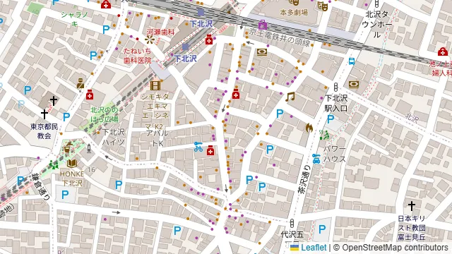 ブリキボタン CAFE&DININGの周辺地図