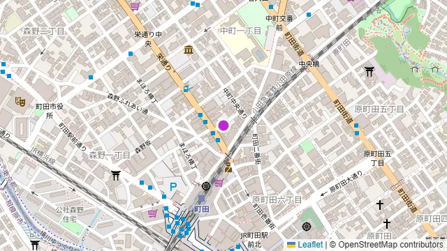 エソラ 町田駅前店の周辺地図