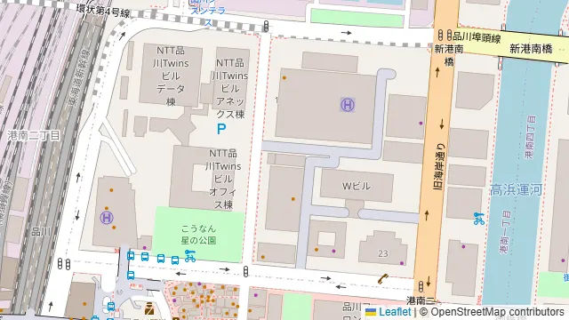 H¹T品川 会議室 07(12名)の周辺地図