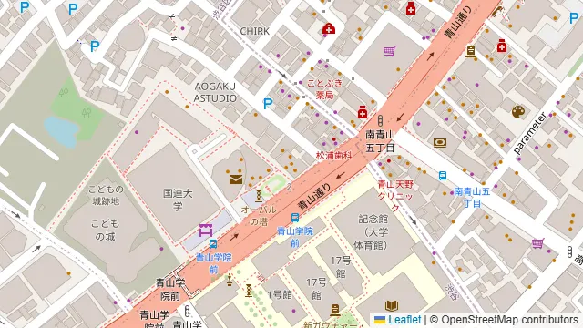青山 星のなる木の周辺地図