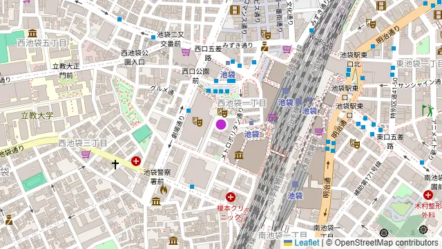 炭火焼き鳥 日本酒 和み屋 池袋店の周辺地図