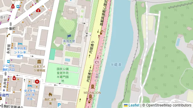 Executive Suite Lounge 麹町の周辺地図