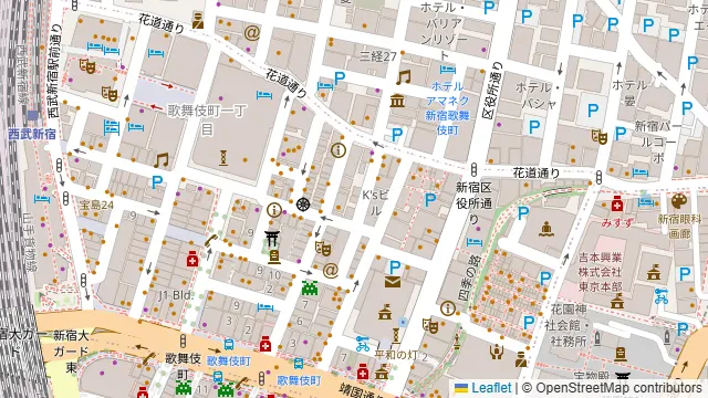 SEKAIDE1BAR(セカイデイチバー) 新宿の周辺地図
