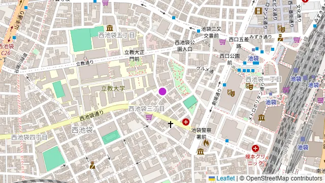 Dstudio-Dホールの周辺地図