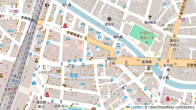 シーシャカフェ&バー 翠煙-スイエン- 蒲田西口店の周辺地図
