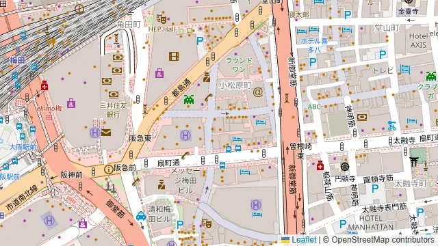 カンパーニュの周辺地図