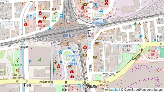 goodspoon 阪急西宮ガーデンズゲート館店の周辺地図
