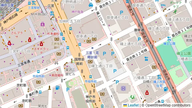 KICHIRI 三宮フラワーロードの周辺地図