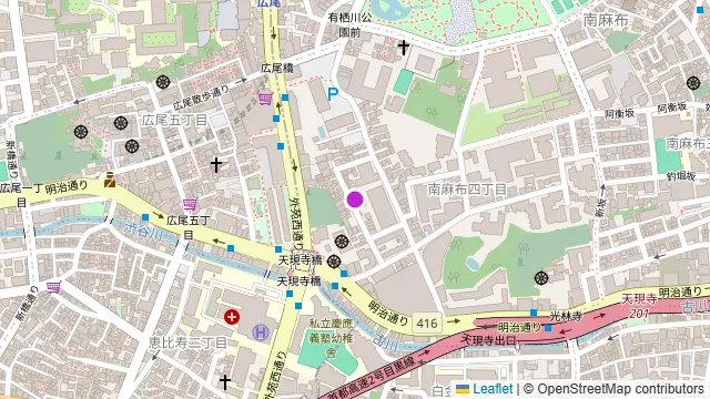 恵比寿EastGalleryの周辺地図