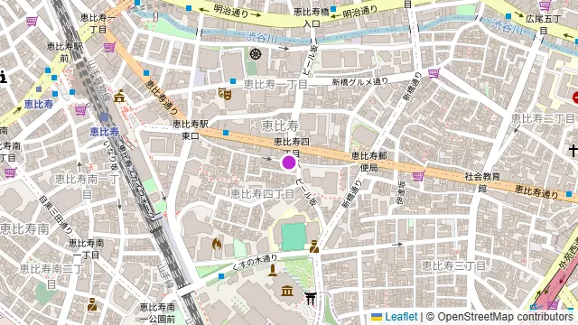 恵比寿ビストロ 猫も杓子もの周辺地図