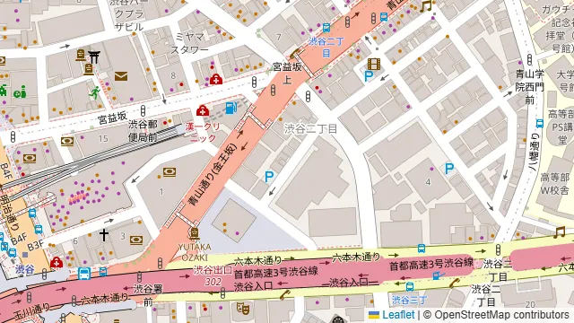 THEATER渋谷の周辺地図