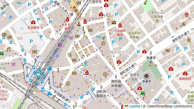 Dining Bar Bee 町田店の周辺地図
