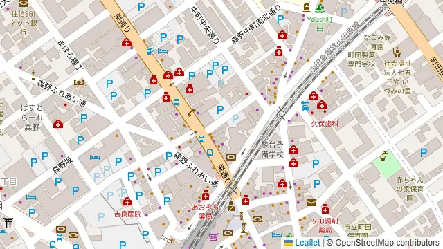 エソラ 町田駅前店の周辺地図