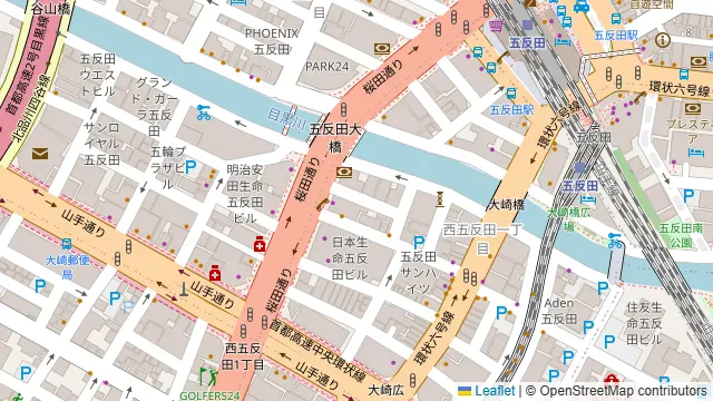 ALEGRIA 五反田の周辺地図