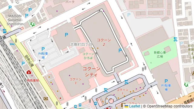 BUSHWICK GRILL コクーンシティ店の周辺地図