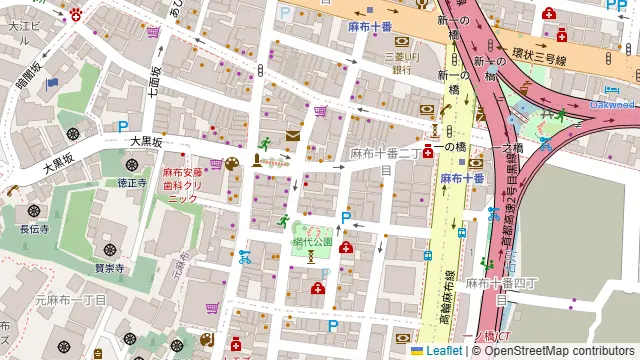 Lau-Lau(ラウラウ) 麻布十番店の周辺地図
