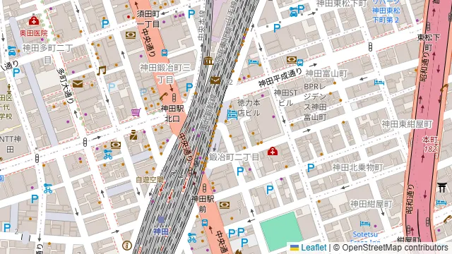 個室居酒屋 番屋 神田駅前店の周辺地図