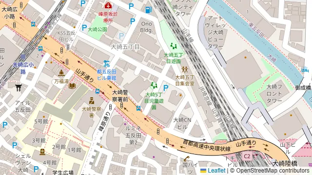 famispe五反田1stの周辺地図