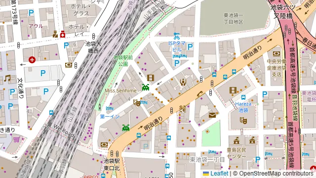 MAO MUGEN池袋東口の周辺地図
