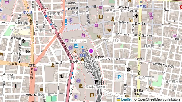 ミゲルフアニ なんばダイニングメゾン店の周辺地図