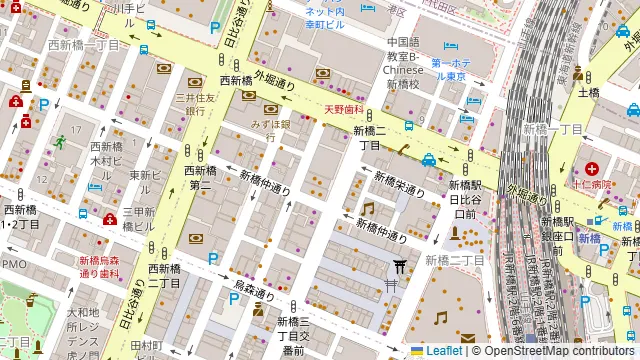 Darts UP(ダーツ アップ)新橋2号店の周辺地図