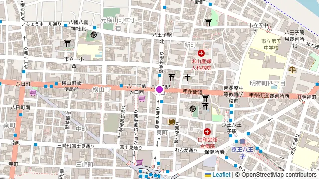 関根精肉店 八王子店の周辺地図