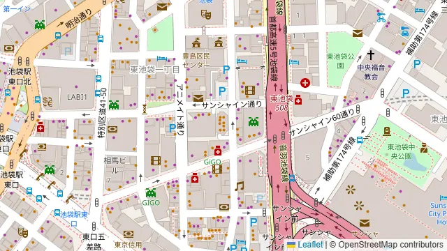 はかた地どり屋 福栄組合 池袋店の周辺地図