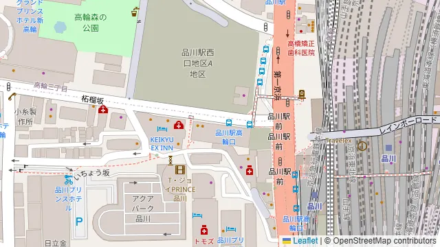 TKPガーデンシティPREMIUM品川高輪口の周辺地図