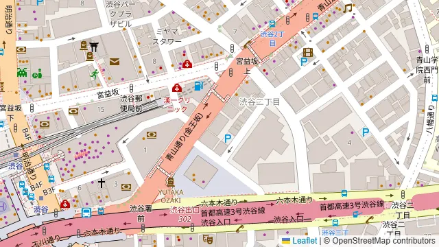 FAMILYPOT 渋谷の周辺地図