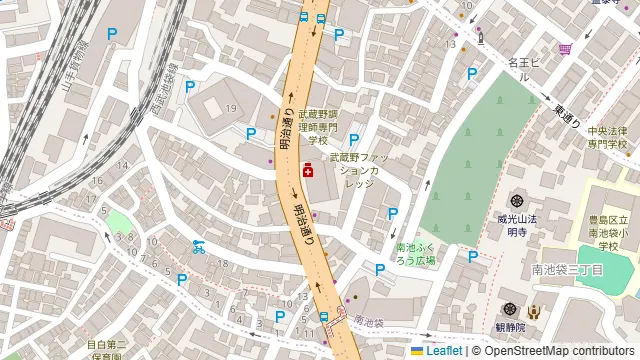 池袋ASOBIBAの周辺地図