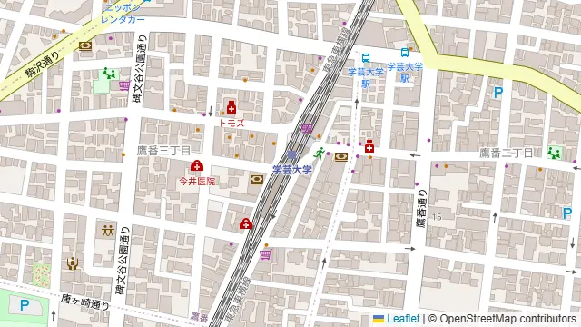 GASHIN8 学芸大学店 落ち着いた空間で楽しむ割烹料理の貸切宴会の周辺地図