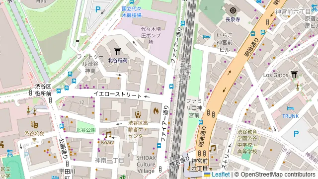 UNDER DEER LOUNGEの周辺地図