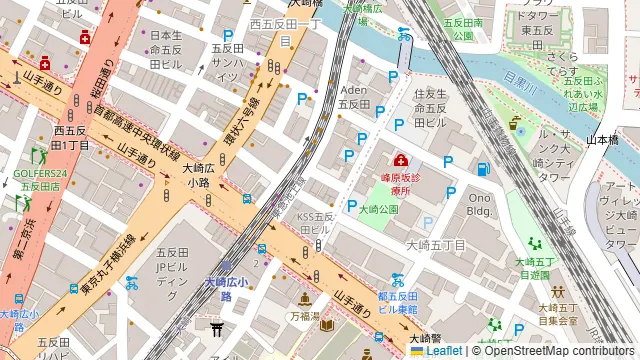 Colormell五反田東口店の周辺地図
