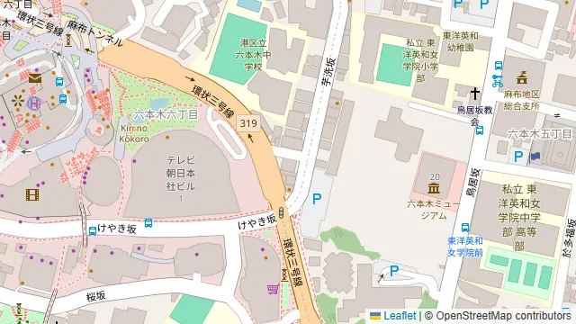 THE PUBLIC SIXの周辺地図
