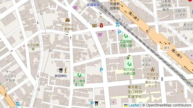 うしすけ 本店の周辺地図