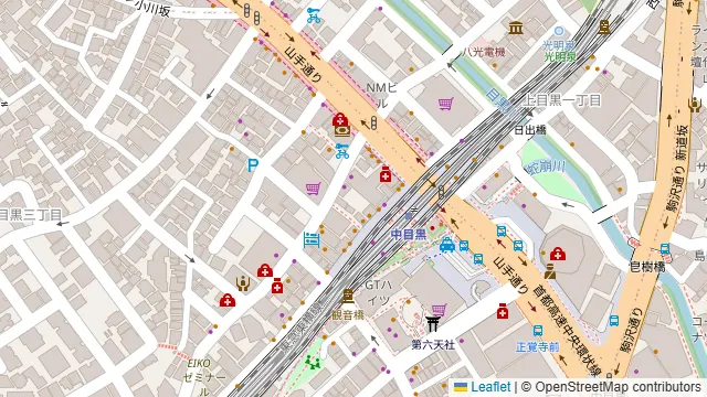 NAKAMEGURO TERRACE(中目黒テラス)の周辺地図